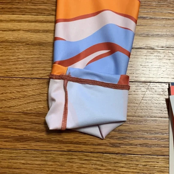 Maaji swimsuit - long sleeve crop top bikini set with high rise bottoms - Picture 4 of 6